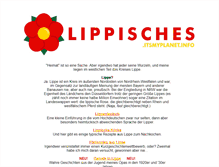 Tablet Screenshot of lippisches.itsmyplanet.info